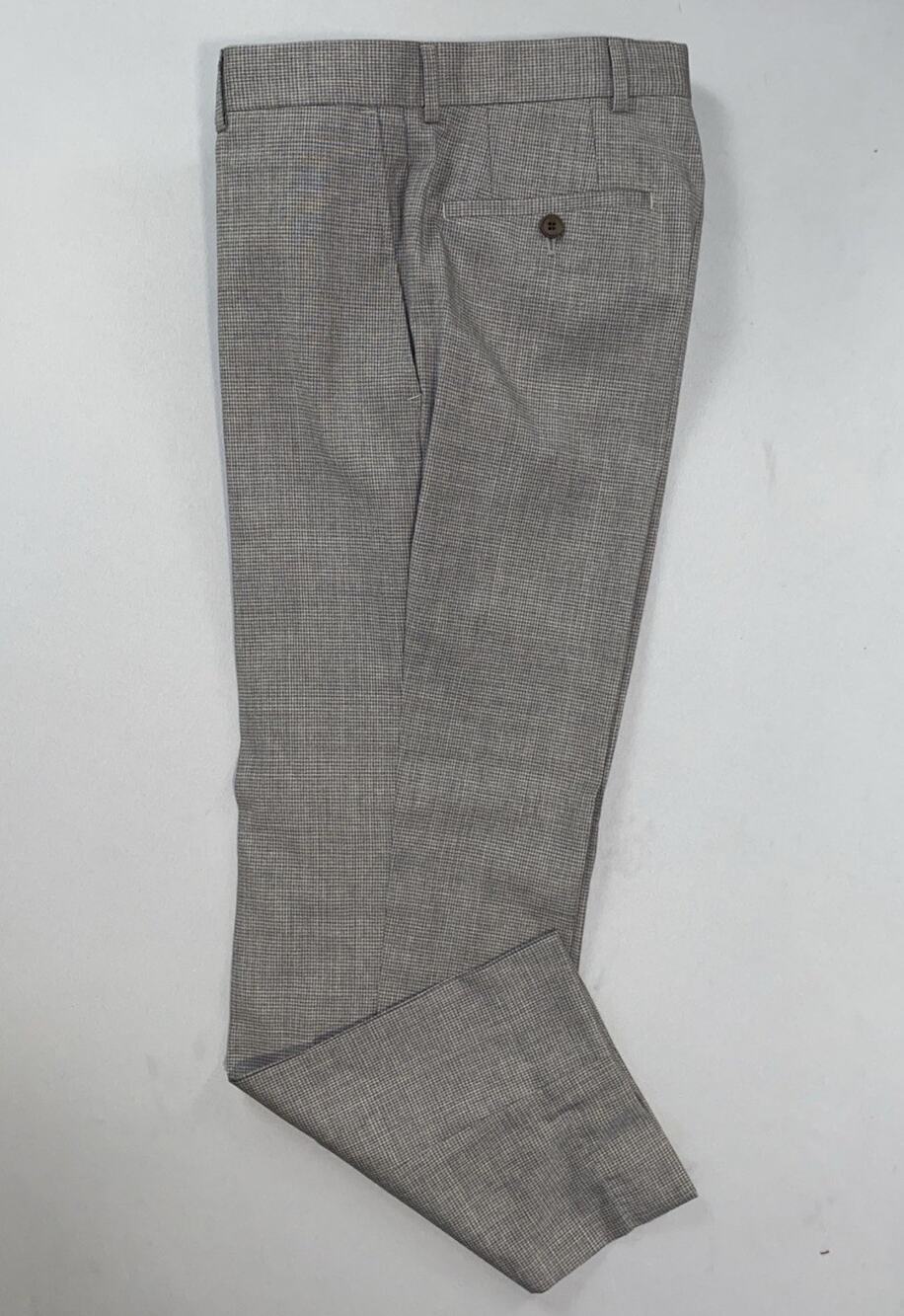 Hugo Boss Jeffery US Flat Front Wool Dress Pants, Slacks. Micro-Check, 32X28 EUC